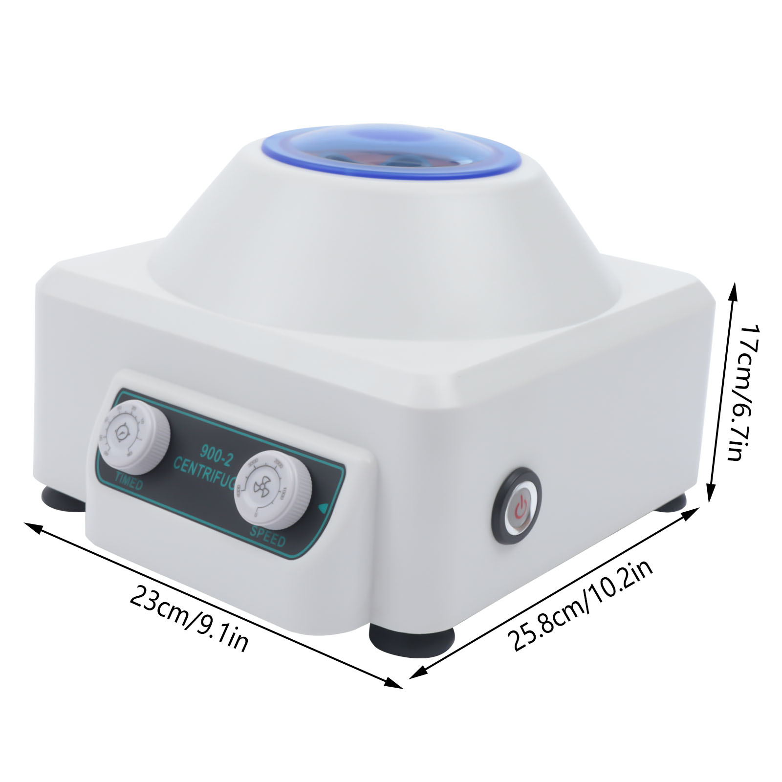 Wuzstar 6x20ml Electric Centrifuge Machine 900-2 Portable Lab benchtop Centrifuges for Medical Practice with Timer