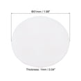 thumbnail image 2 of Unique Bargains Doublure de Couvercle en Mousse 51mm/1.99 Pouces, 100 Pcs PS Résistant Joint Sensible à la Pression Blanc Rouge, 2 of 7