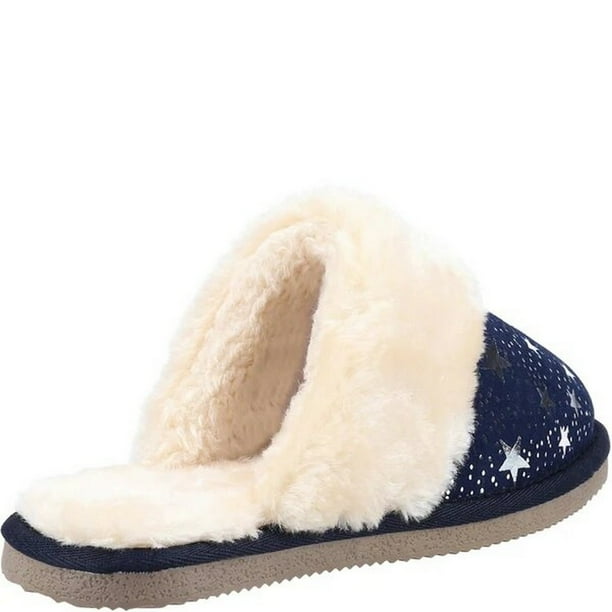Hush Puppies Womens Arianna Stars Suede Slippers Walmart