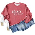 thumbnail image 3 of Tiweut Round Neck Sweatshirt for Women Pullover Sweatshirt Loose Long Sleeve Letter Print Blouse, 3 of 3