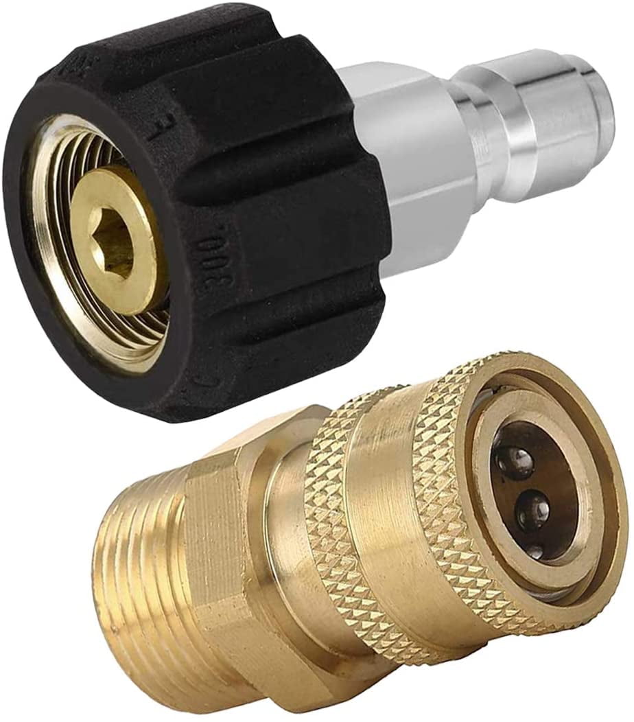 Pressure Washer Adapter Kit 9.5mm (3/8 ") Quick Connect Kit M22