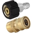 thumbnail image 1 of Conector rápido M22/14 a 1/4 Adaptador macho Lavadora a presión Accesorios de conexión rápida Ajuste directo Sincero Hogar, 1 of 7