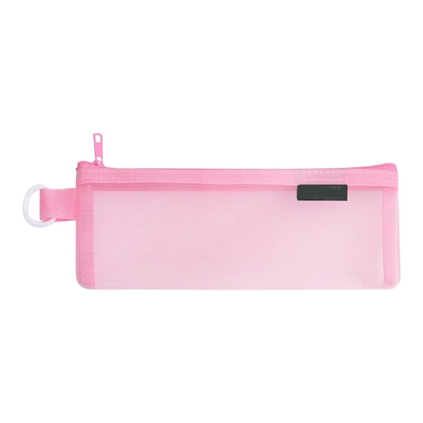 Xihbxyly Estuche Transparente para Lápices, Organizador de Malla de Gran Capacidad, Bolsa de Viaje Fácil de Limpiar, Diseño Transpirable para Un Acceso Rápido, Esencial para La Sala de Exámenes, para