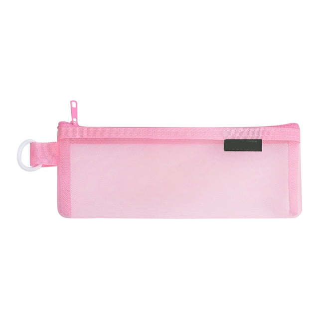 Wzzjkit Trousse à Crayons Transparente Grande Capacité Sac de Rangement pour Marqueurs