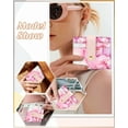 thumbnail image 6 of Gemfits Wallet Women Slim Cute Leather Thin Bifold Credit Card Holder Keychain Rfid Small Purse Ladies Girl Female Kawaii Girly Pretty Modern,Pink Marble, 6 of 6