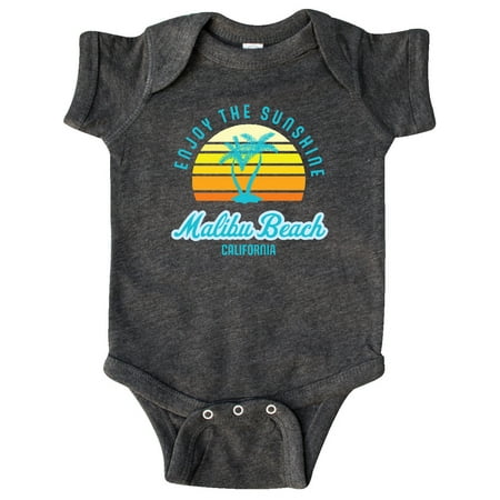 

Inktastic Summer Enjoy the Sunshine Malibu Beach California in Blue Gift Baby Boy or Baby Girl Bodysuit