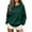 Green, variant on TKLPEHG Womens Halloween Sweatshirt Fashion Halloween Graphic Long Sleeve Crewneck Loose Fit Fall Clothes Casual Comfy Pullover (Black,L)