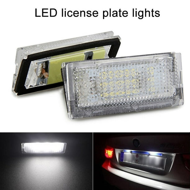 E46 led number plate cheap lights