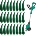 thumbnail image 1 of Accesorios para cortadoras de césped, cabezal de corte compatible con cuchillas de plástico duraderas y fácil instalación, cuchillas ABS verdes de 84 mm para un mantenimiento del césped sin, 1 of 5