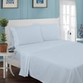 thumbnail image 2 of Twin Solid Color Brushed Microfiber 3-Piece Sheet Set, 1800 Luxury Hotel Collection, 2 of 9