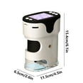 thumbnail image 3 of Microscopio portátil de plástico con pantalla HD, aumento de 1000X, cámara integrada y grabación de vídeo para explorar el mundo microscópico. Ideal para bebés y niños pequeños., 3 of 9