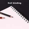 thumbnail image 2 of Cuaderno Bocetos MEMX, 5.5X8.5 120 Pág. (110gsm), Bloc Dibujo Espiral para Artistas, Cuaderno Notas Papel Duradero para Dibujar, Escribir, Pintar, Blanco, 2 of 3