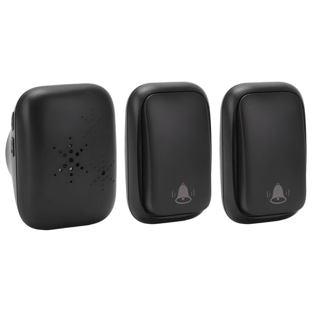 Self Power Generating Doorbell, Impact Resistant Durable 1 Receiver 2 Push Button 38 Melodies Wireless Doorbell For Pregnant Women For Home