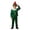 3-Light Green, variant on Boys Christmas Elf Outfit Long Sleeve Striped Top and Suspender Overalls with Christmas Hat Kids Girl Christmas Outfit 4-5 Years
