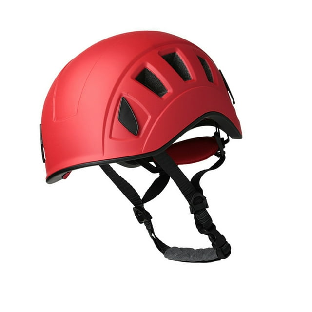 Naiovety Sombrero duro profesional Cómodo Trabajadores multicolores Cascos de construcción Herramientas de supervivencia Protector seguro para Escalada Rojo