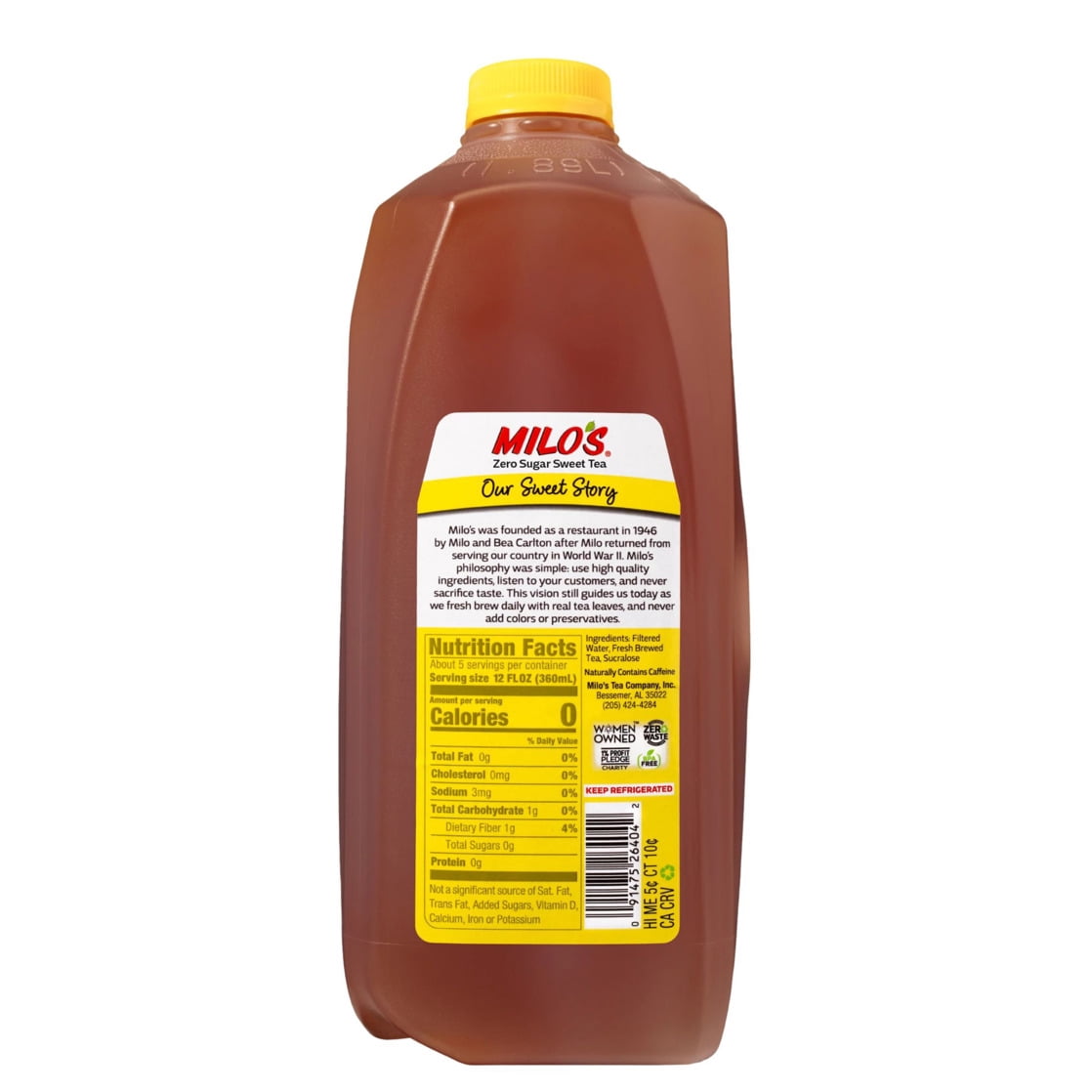 Milo's Zero Sugar Sweet Tea