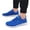A Blue, variant on Men's Slip On Walking Shoes Ultra Light Breathable Non Slip Basketball Shoes Casual Fashion Mesh Sneakers
