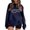 Navy, variant on Ladies, Might Just Have To Jingle Some Way I'm Tired Of Hoodies. Funny Saying Printed Sweatshirt Casual Pullover for Women,Red,S