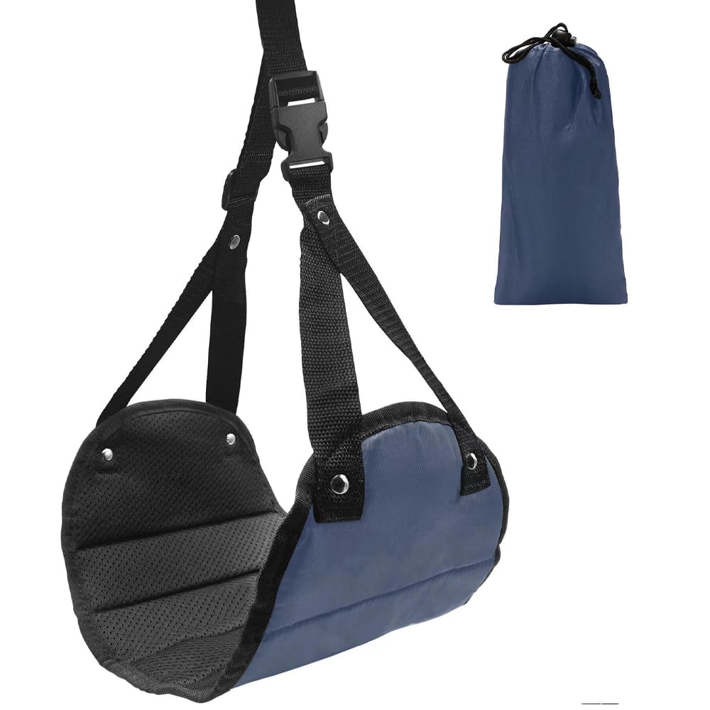 Repose-Pieds 2 Pièces Fronde Voyage Pied Bureau Hamac Avion Réglable Repose-Pieds Bagage À Main