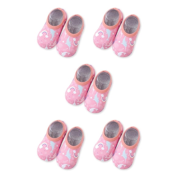 Naiovety 1 par de zapatillas de agua para niños, suela de silicona, zapatos de natación Unisex, botas de surf de playa para interiores y exteriores, XS XS, type 3 5piezas Naiovety CBP227615