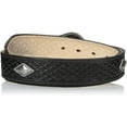 thumbnail image 2 of Nocona N2300201-32 Mens Forth Worth Diamond Embossed Concho Belt with Buckle, Black - Size 32, 2 of 2