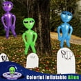 thumbnail image 4 of Inflable Alien KIMOBER, 3 unidades, PVC, hinchable, 90 cm, decoración de fiesta, 4 of 7