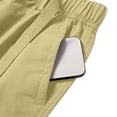 thumbnail image 5 of Men's Cargo Shorts with Built-in Belt, 9" Inseam Quick Dry Outdoor Hiking Short Pants, Summer Casual Lightweight Regular Fit for Fishing Travel, Big & Tall, 5 of 9