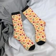 thumbnail image 5 of KLL Autumn Maple Leaves Print Cool Socks Men's Women's Crew Socks Funny Crazy Novelty Stockings, 5 of 6