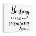 thumbnail image 4 of Scripture Walls Be Strong And Courageous Joshua 1:9 Bible Verse Canvas Christian Wall Art Ready to Hang Unframed, 4 of 12