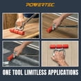 thumbnail image 3 of POWERTEC Extendable Floor and Wall Roller for Vinyl Flooring, Tile & Linoleum Roller with Extendable 17" to 27" Handle, 7.5" Wide for LVP, Veneer, Carpet, Wall Coverings, 71033, 3 of 8