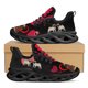 thumbnail image 1 of Zapatillas deportivas con estampado de corazón de bulldog francés, de malla transpirable, para exteriores, suaves y planas, informales., 1 of 6