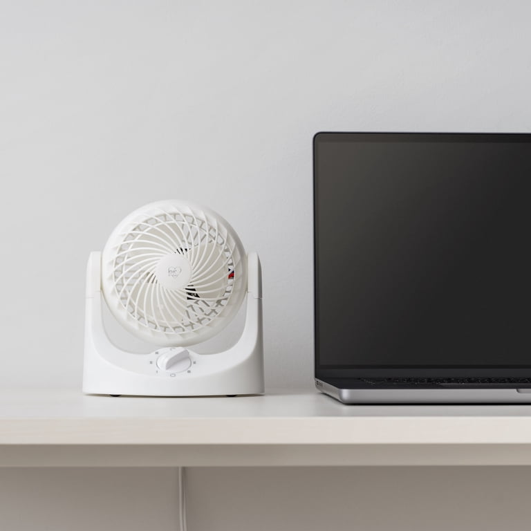 IRIS WOOZOO Mini Desk Fan, 3 Speeds, White photo 8