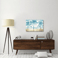 thumbnail image 2 of Global Gallery's 'Beachscape Palms I' By Michael Mullan Stretched Canvas Wall Art, 2 of 4