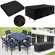 thumbnail image 5 of Funda para muebles de jardín de 200 x 100 x 75 cm, lona protectora para mesa de jardín, muebles de exterior, impermeable, resistente al viento, anti-UV, resistente al frío, funda para, 5 of 5