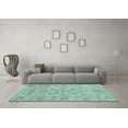 thumbnail image 3 of Ahgly Company Indoor Round Persian Light Blue Traditional Area Rugs, 6' Round, 3 of 4