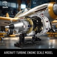 thumbnail image 3 of Aircraft Engine Building Kit, Mechanical Aviation Turbojet Engine Model Kit That Runs, Collectible Blocks Kit,Science Education STEM Set (564 PCS), 3 of 6
