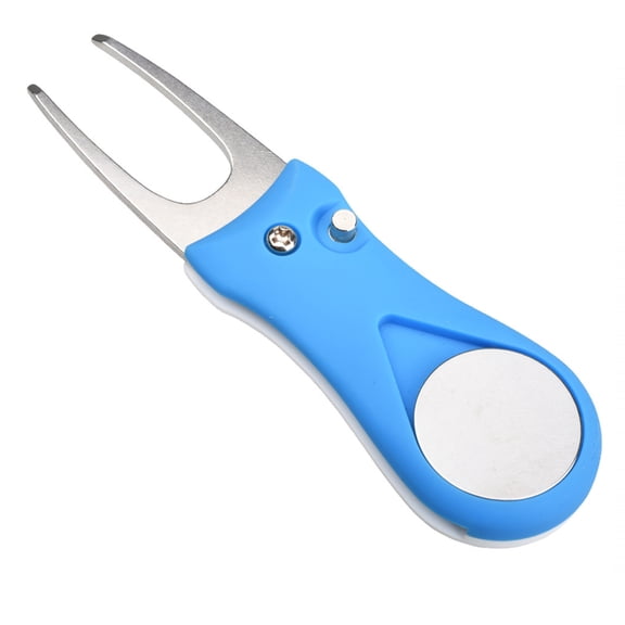 Greeniant Plegable Golf Pitch Groove Reparación Tenedor Entrenamiento Práctica Pitchfork Cabeza De Acero Inoxidable Portátil Reutilizable Type3 NO3