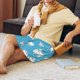 thumbnail image 5 of Fotbe Cute Healthy Teeth Pantalones Cortos de Pijama para Hombre, Ropa de Dormir, Pantalones de Pijama Cortos para Hombre-Large, 5 of 6