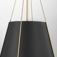 thumbnail image 2 of Quorum International 862-3 Denise 3 Light 18" Wide Pendant - Studio White / Aged Brass, 2 of 4