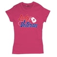 thumbnail image 5 of Lady Veteran T-Shirt Veteran's Day USA Military Honor Proud Army Mom Air Force Wife American Patriotic Women's Tee, 5 of 7