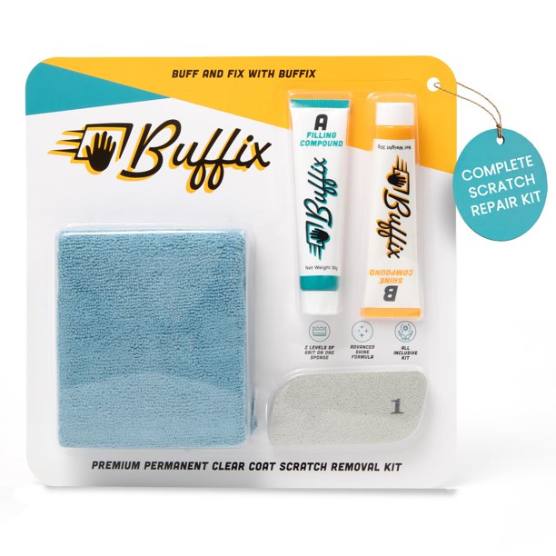 Kit removedor de rayones para auto Buffix, reparación de capa transparente