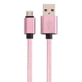thumbnail image 2 of CMPLE Micro USB to USB Braided Data Charging Cable - 6 Feet, Rose, 2 of 2
