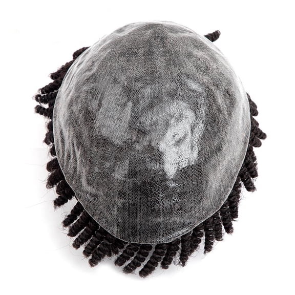 Braids Men's Wig Men's Capillary Prothesis 0.1 mm Full Skin Toupee Human Hair Dreadlock Hairpiece