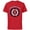 Red, variant on Marvel Studios What If...? Captain Carter Shield Vintage Art - Short Sleeve Cotton T-Shirt for Adults - Customized-Black
