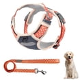 thumbnail image 2 of Dog Chest Harness Traction Rope, Breathable Pet Vest for Outdoor Walking Training Control for Medium Large Breeds Orange L, 2 of 8