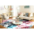 thumbnail image 3 of SAFAVIEH Lillian Agatha Floral Area Rug, Ivory/Rose, 6'7" x 6'7" Square, 3 of 12
