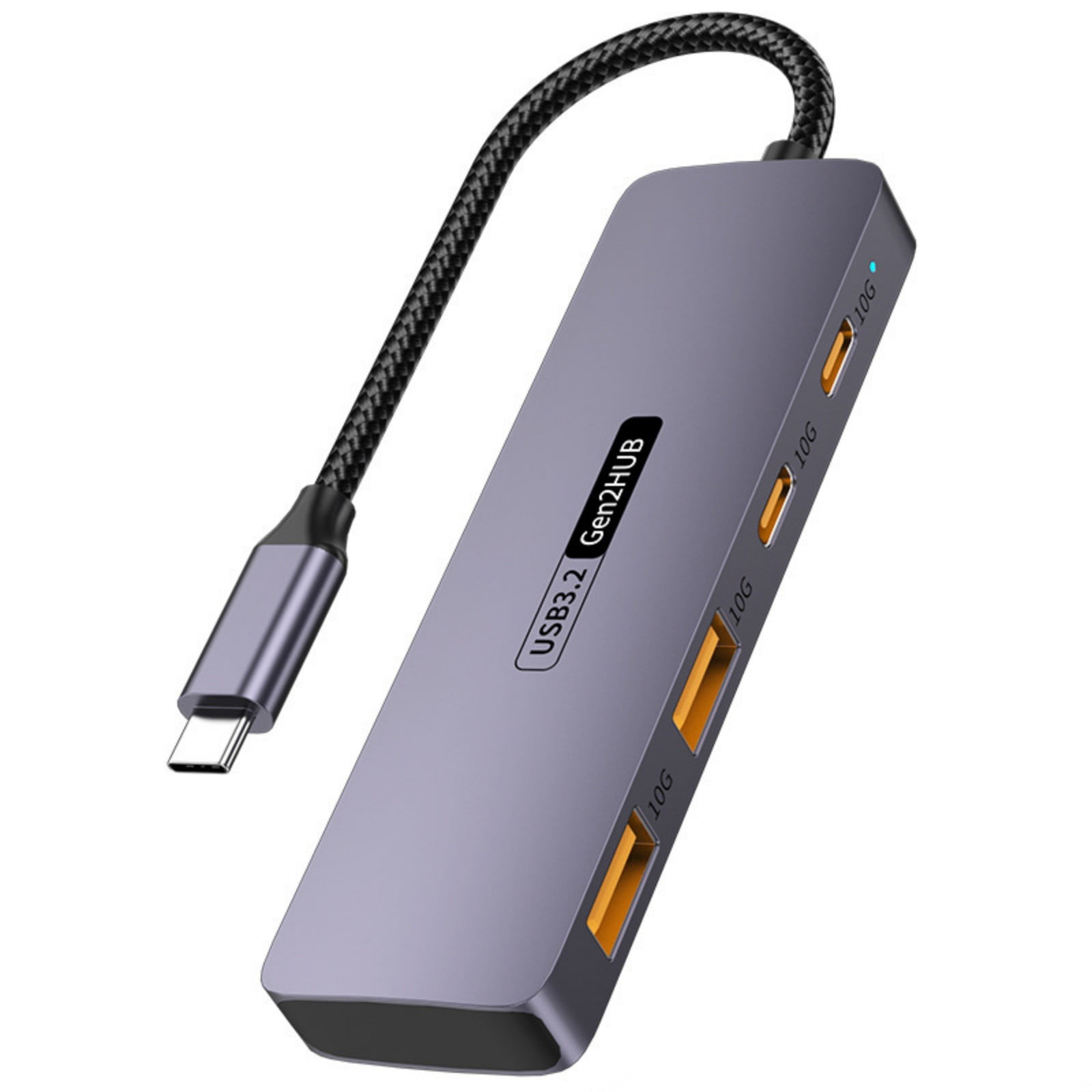 Fast Speed USB C Hubs 10Gbps PD100W 140W Power Delivery USB 3.2 Splitter Adapters For Laptop Phone 4K HDTV Connectivitys