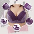 thumbnail image 5 of Ltctricy 4PCS No Underwire Bras for Women Push up Full Coverage Everyday Bralettes Comfortable Wireless Bras, 5 of 6