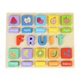 thumbnail image 1 of Yinanstore Puzzle Board Montessori Toy Handmade Craft Sorting Stacking Game Cognitive Matching Game for Birthday Presents Home Use Child Fruit, 1 of 8