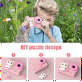 thumbnail image 5 of GoldSong Selfie Kids Camera, 48MP 2.4in Digital Camera with DIY Cat Kitty for Girls, Christmas/Birthday Gift for 3 4 5 6 7 8 9 Year, with 32GB Card Pink, 5 of 8